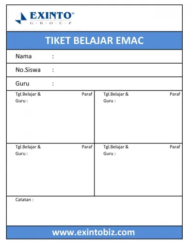 Tiket Belajar Tiket Belajar EMAC 1 tiket_belajar_emac_1